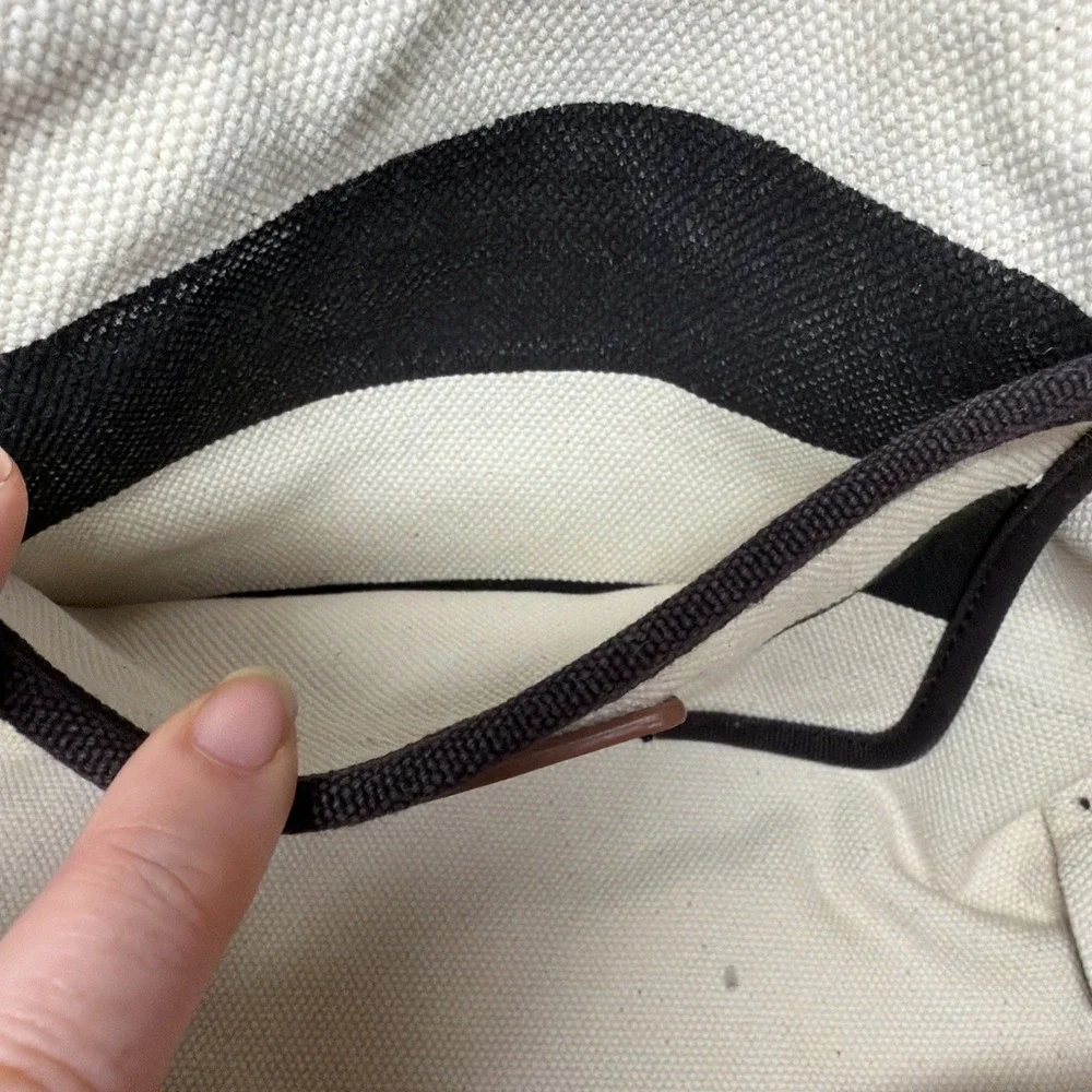 Vintage Tommy Hilfiger Preppy Madras Plaid Medium Canvas Tote Bag